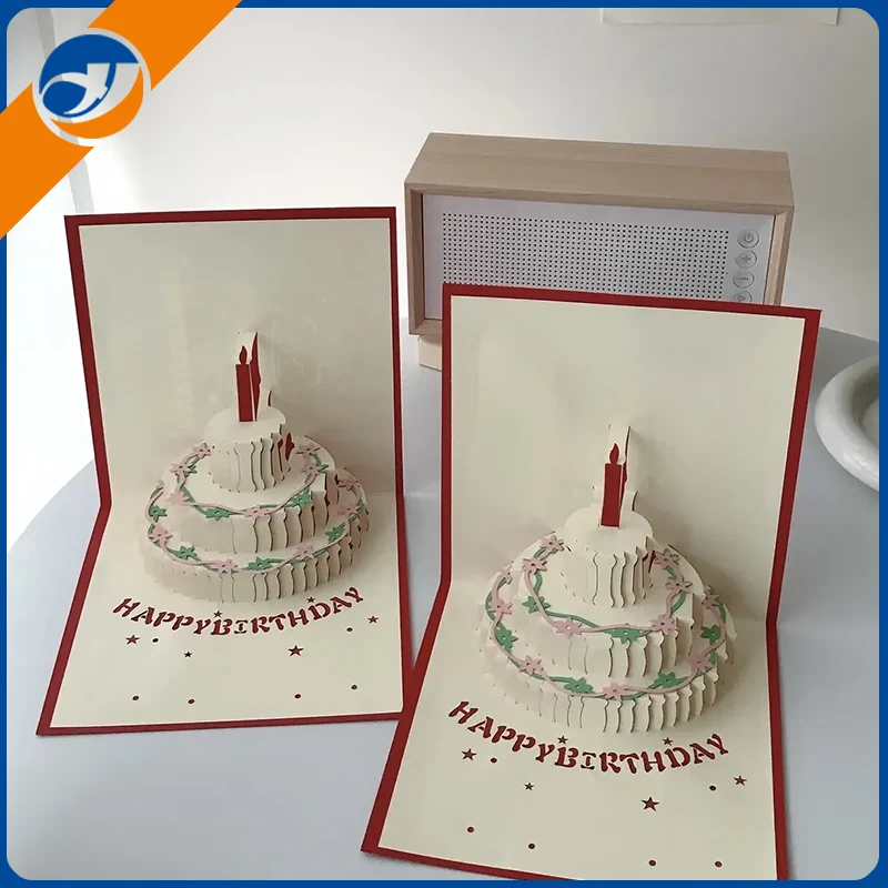 Narodeniny 3D papierová karta