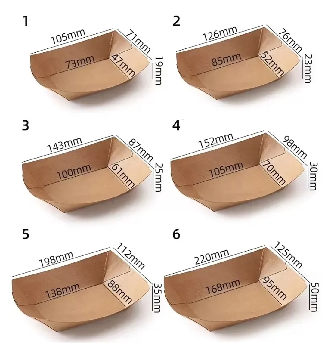 Paper Boat Tray